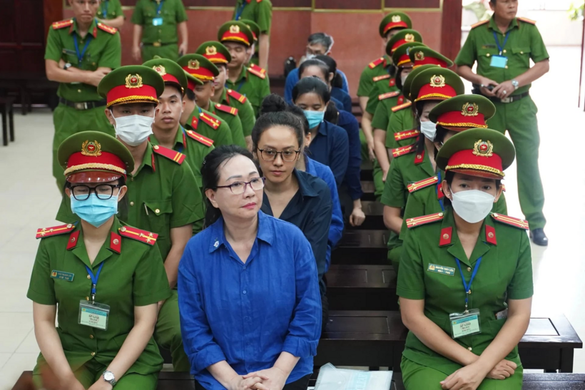 Bà Trương Mỹ Lan hòi còn hầu tòa. Ảnh: CH/Dân Việt
