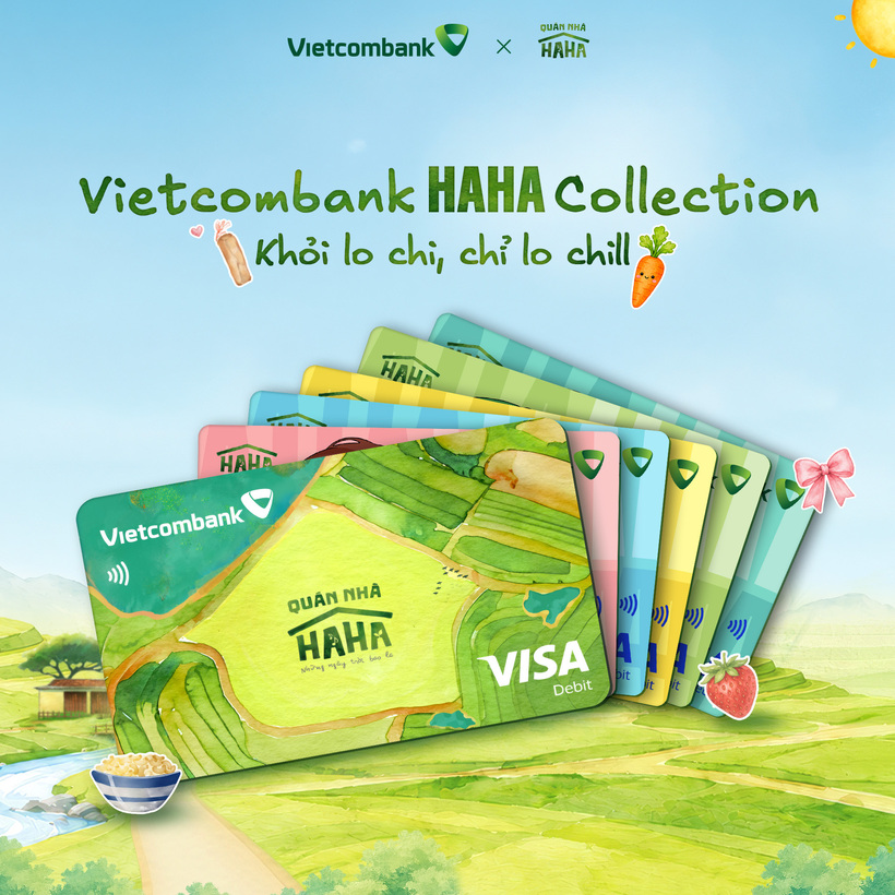 Vietcombank Haha Collection chính thức ra mắt, mở khóa hàng loạt cơ hội trải nghiệm độc quyền cùng Quán Nhà Haha. nguồn ảnh Vietcombank