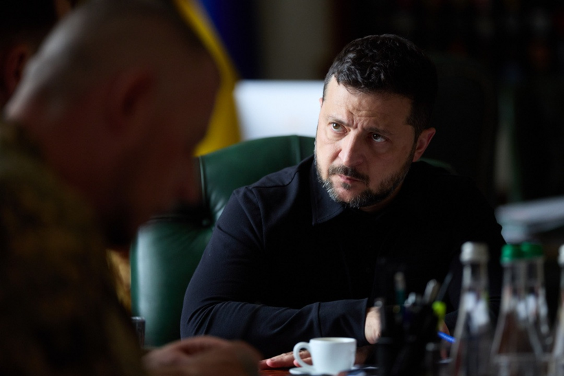 Tổng thống Ukraine Volodymyr Zelensky. Ảnh: X/@ZelenskyyUa