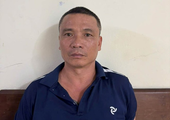 Bùi Thế Long bị tạm giữ hình sự để điều tra hành vi hủy hoại tài sản. Ảnh: Công an TP Hà Nội