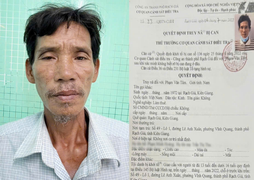 Đối tượng Phạm Văn Tâm. Ảnh: Công an tỉnh An Giang