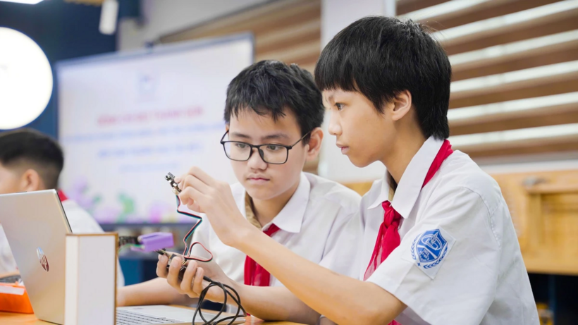 Dự thảo không bắt buộc phải có phòng học riêng cho giáo dục STEM. Ảnh: MOET