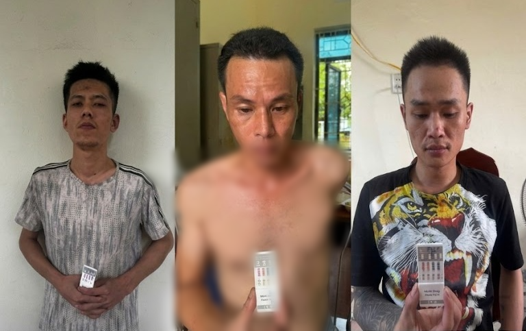 Các đối tượng Tùng, Linh, Sơn (từ trái qua phải)