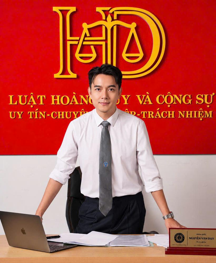 Luật sư Nguyễn Văn Duy, Công ty Luật TNHH Hoàng Duy và Cộng sự. Ảnh: NVCC