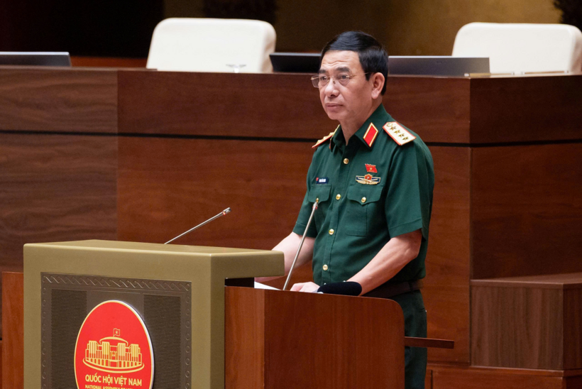 Đại tướng Phan Văn Giang, Phó Thủ tướng Chính phủ, Bộ trưởng Bộ Quốc phòng (Ảnh: Media Quốc hội).