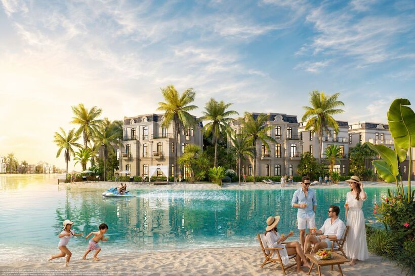 Paradise Lagoon 800 ha giúp người thành đạt bắt đầu ngày mới bên thiên nhiên và những người quan trọng. Nguồn ảnh Vingroup