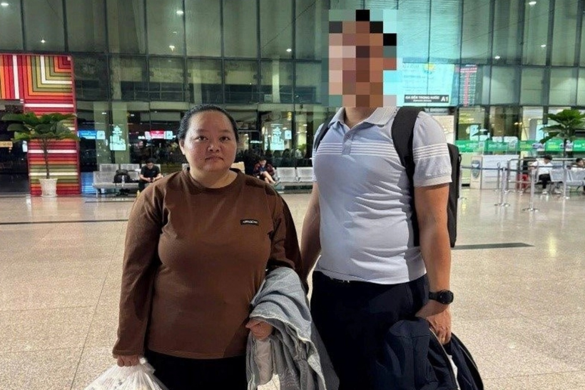 Bị can Hường thời điểm bị bắt . Ảnh: Dân Trí