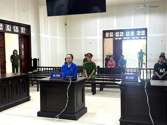 Hình ảnh tại phiên xét xử. Ảnh: Báo Xây dựng