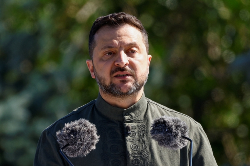 Tổng thống Ukraine Volodymyr Zelensky phát biểu tại một sự kiện ở Kyiv vào ngày 23/8 Ảnh: Reuters
