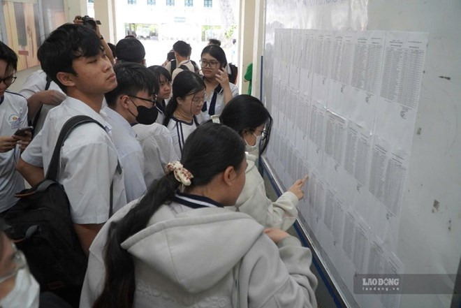Thí sinh dự thi tốt nghiệp THPT năm 2026. Ảnh: Chân Phúc/Lao động