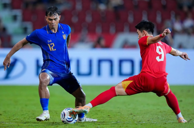 ĐT Thái Lan để thua ĐT Việt Nam 0-2 ở chung kết lượt đi ASEAN Cup 2026 ngay trên sân nhà Rajamangala. Ảnh: FAT/Dân trí