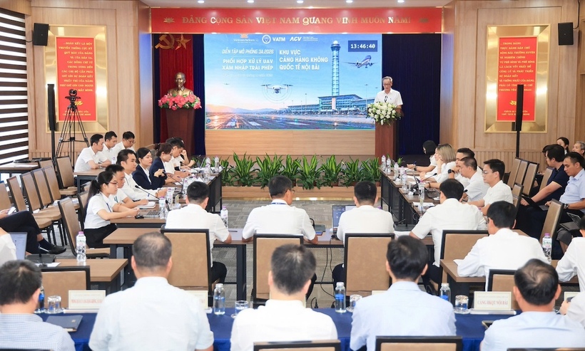 Quang cảnh buổi diễn tập