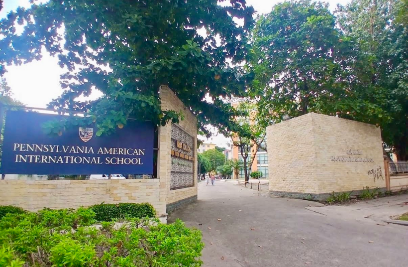 Cơ sở PennSchool tại đường Ba Tháng Hai khi còn hoạt động. Ảnh: PHHS/Báo Tin tức
