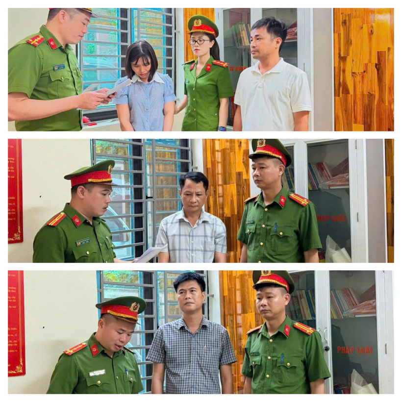 3 bị can bị khởi tố.
