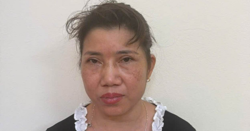 Đối tượng Lò Thị Nhình. (Ảnh: Công an Hà Nội)