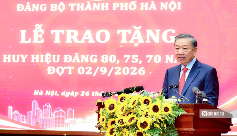 Tổng Bí thư, Chủ tịch nước Tô Lâm phát biểu tại buổi lễ.