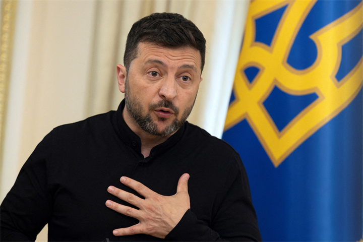 Tổng thống Ukraine Volodymyr Zelensky. Ảnh: Reuters