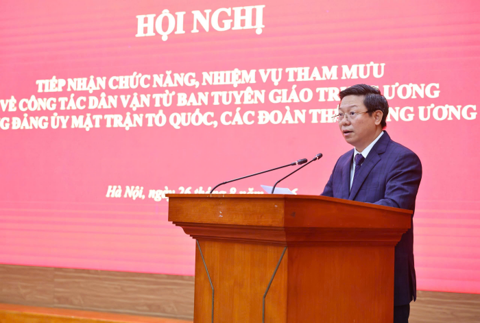 Ông Trần Thanh Lâm - Ủy viên Trung ương Đảng, Phó Trưởng Ban Tuyên giáo Trung ương (Ảnh: Minh Đức).