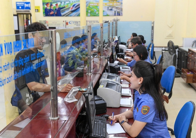 Ngành Đường sắt chính thức mở bán vé tàu Tết Nguyên đán từ ngày 30/8. Ảnh minh hoạ: Tập đoàn Đường sắt Quốc gia Việt Nam.