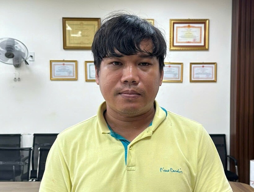 Đối tượng Nguyễn Văn Tịnh. Ảnh Công an thành phố Hải Phòng.