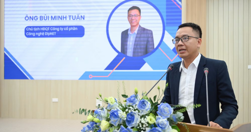 Ông Bùi Minh Tuấn, Chủ tịch, nhà sáng lập Công ty cổ phần Công nghệ Dipnet .