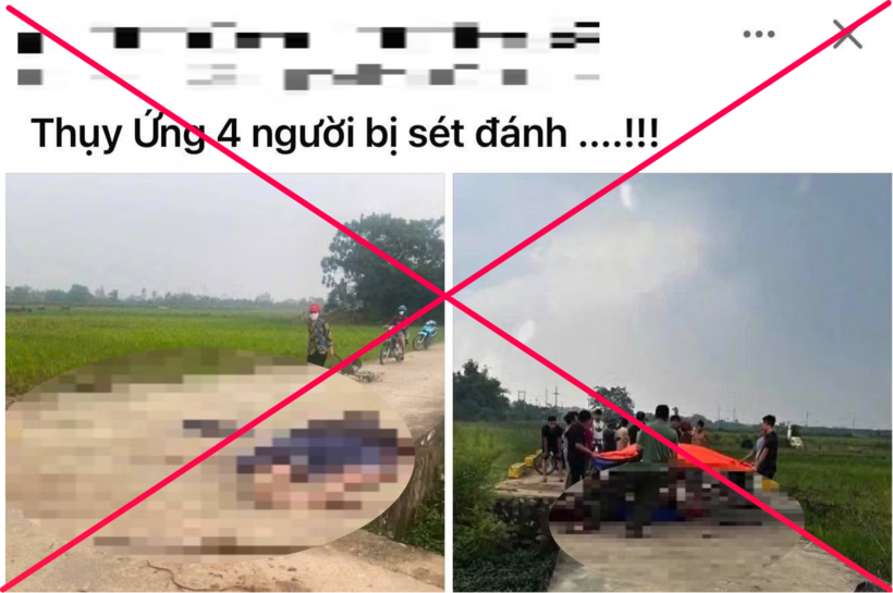 Thông tin lan truyền trên mạng xã hội. Ảnh: Tiền phong