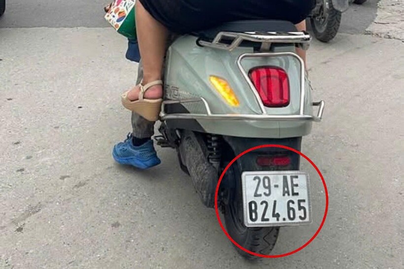 Hình ảnh vi phạm được người dân ghi lại trên tuyến Nguyễn Chí Thanh vào ngày 26/8/2026. Ảnh CACC.