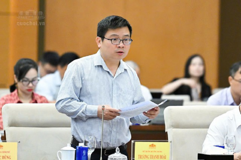 Thứ trưởng Bộ Công thương Trương Thanh Hoài (Ảnh: Media Quốc hội).