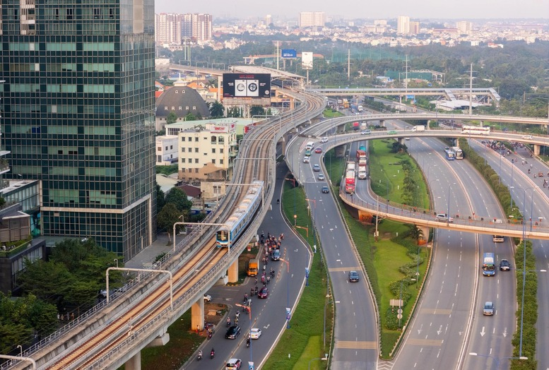 Xây dựng công trình cấp bách đối với Dự án kéo dài tuyến Metro Bến Thành - Suối Tiên đến Trung tâm hành chính thành phố Đồng Nai và Cảng hàng không quốc tế Long Thành. Ảnh: Báo Chính phủ
