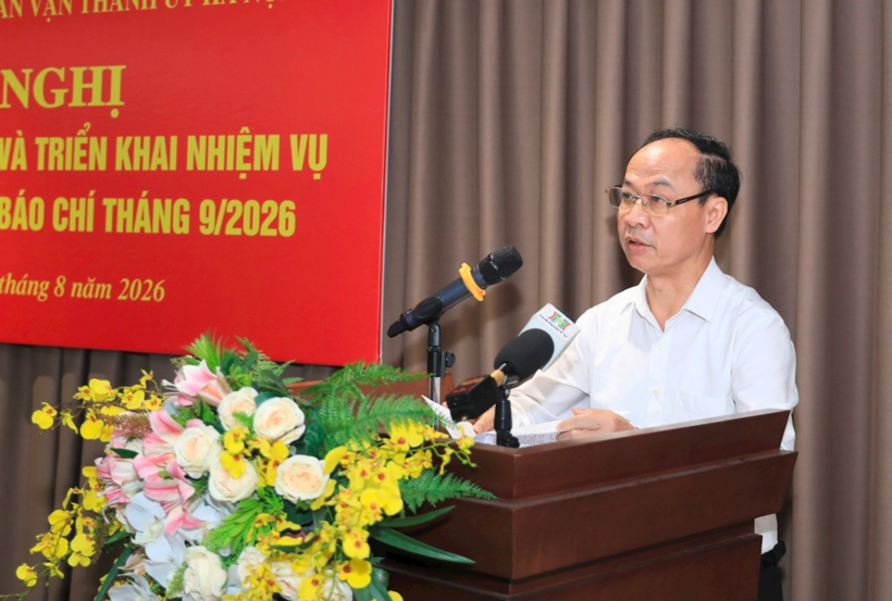 Ông Nguyễn Quang Tuấn, Phó Giám đốc Sở GD&ĐT Hà Nội. Ảnh: Quang Thái/Dân trí