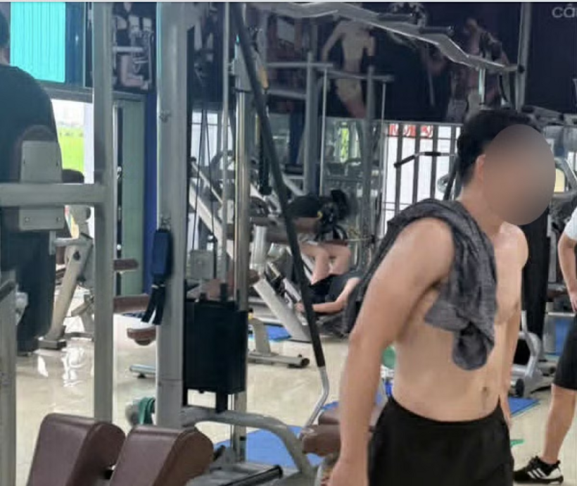 Người được cho là đã hành hung cháu P.. Ảnh: Tiền phong