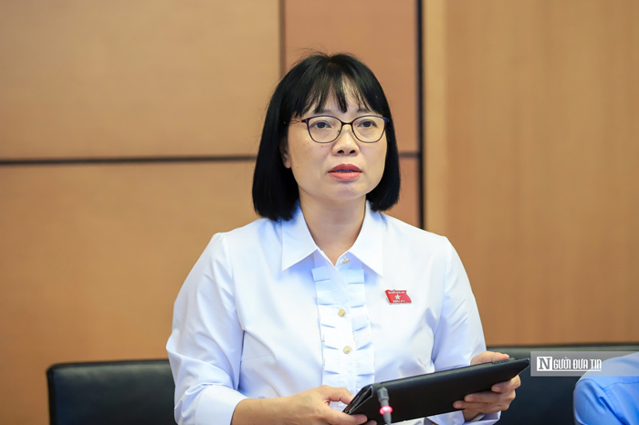 ĐBQH Nguyễn Thị Việt Nga (Ảnh: Hữu Thắng).