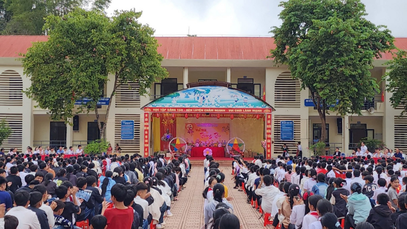 Trường THCS Võ Nguyên Giáp. Ảnh: VietNamnet