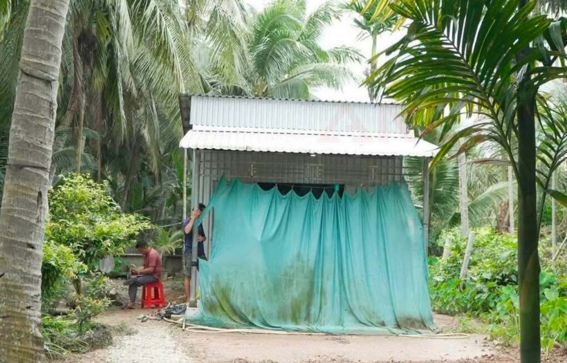 Ngôi nhà xảy ra án mạng. Ảnh: Công an Cần Thơ