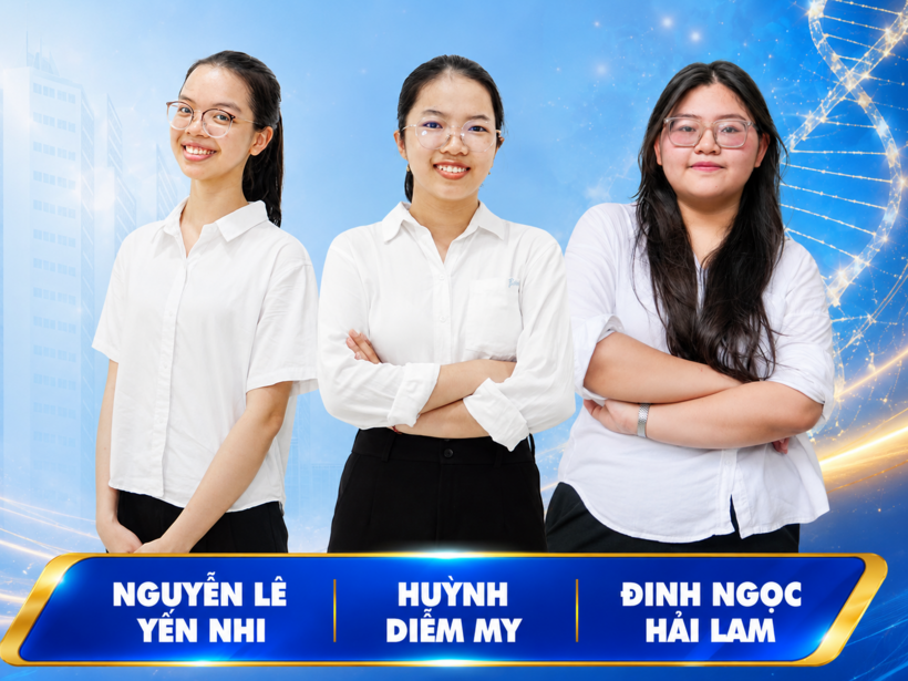 Ba thủ khoa khối B00 toàn quốc cùng đạt 30/30 là tân sinh viên ngành Y khoa - Đại học Y Dược TP.HCM. Ảnh: VietNamnet