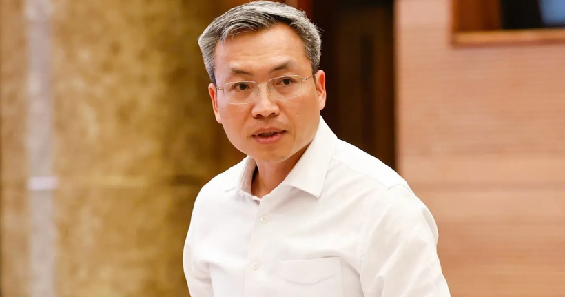 Thiếu tướng Nguyễn Quốc Toản, Chánh văn phòng kiêm người phát ngôn Bộ Công an. (Ảnh: Gia Hân)