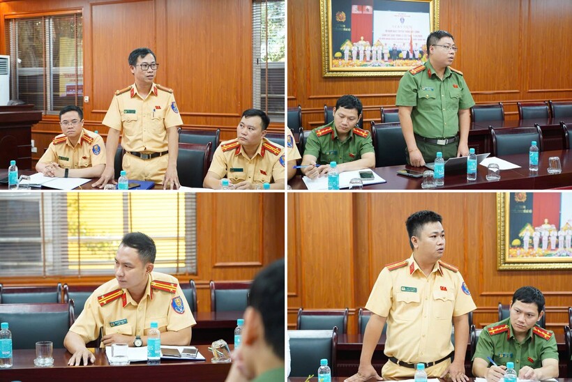 Đại diện các đơn vị trao đổi, đóng góp ý kiến về danh mục tính năng cùng các yêu cầu kỹ thuật, bảo mật trong quá trình tích hợp.