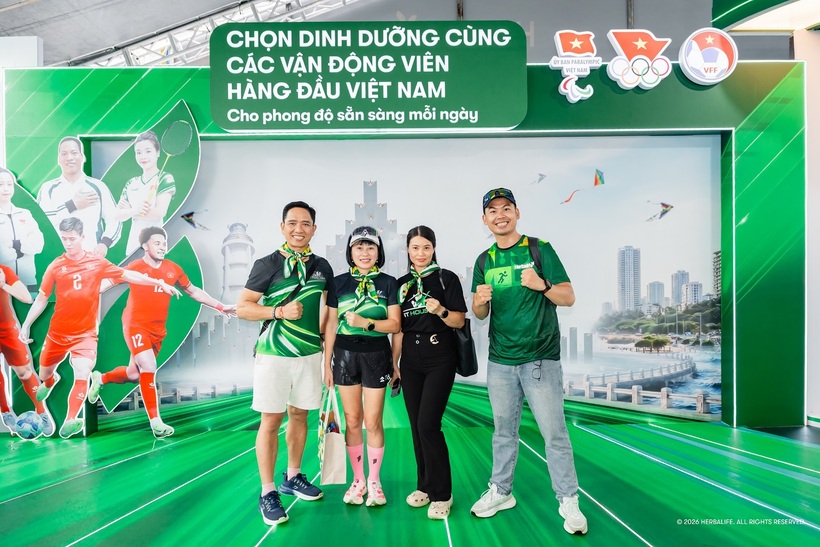 Trải nghiệm cùng gian hàng Herbalife. Nguồn ảnh Herbalife Việt Nam