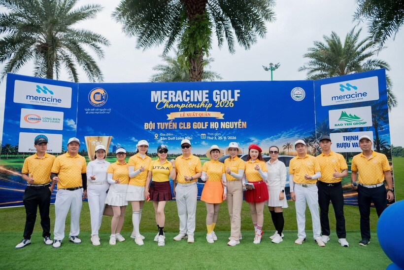 Meracine Golf Championship 2026 quy tụ 144 golfer tại Sân Golf Long Biên (Ảnh do Meracine cung cấp)