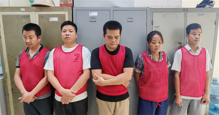 Các đối tượng trong vụ án. (Ảnh: Công an Hà Nội)