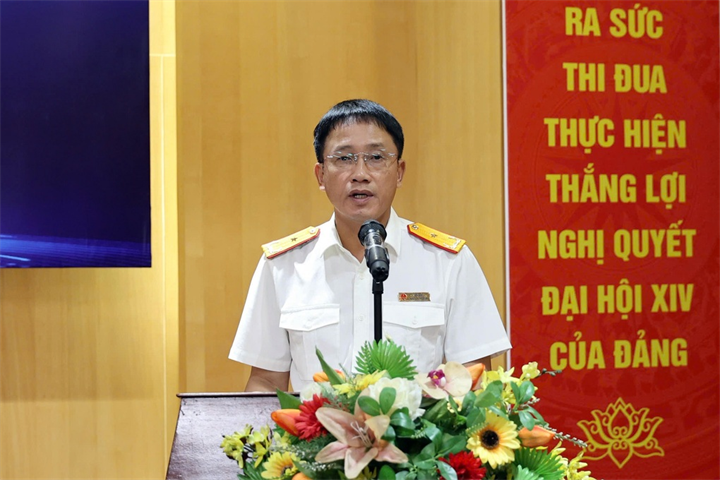 Phó Cục trưởng Mai Sơn phát biểu tại buổi họp báo (Ảnh: Cục Thuế).