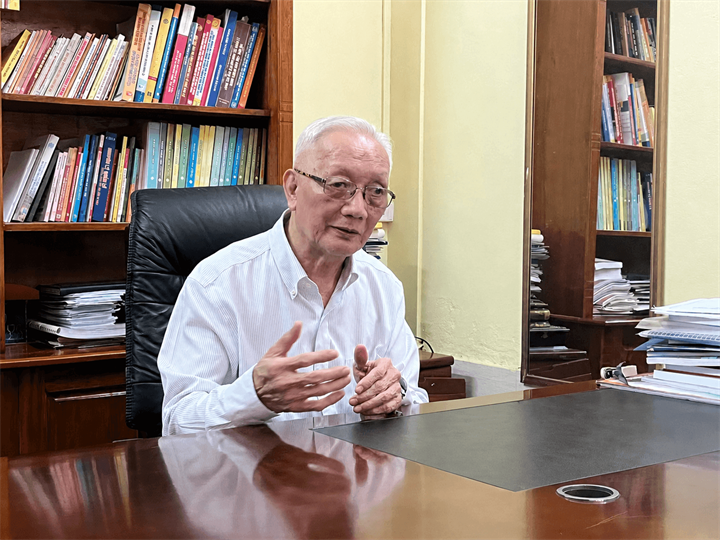 Nhà giáo ưu tú, Tiến sĩ Nguyễn Tùng Lâm. Ảnh: Lê Nguyễn
