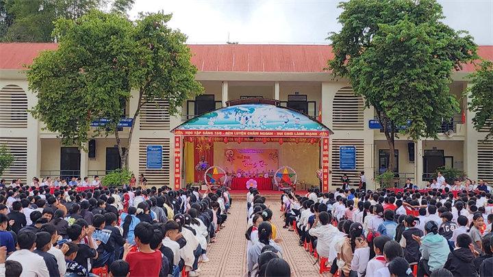 Trường THCS Võ Nguyên Giáp. Ảnh: VietNamnet