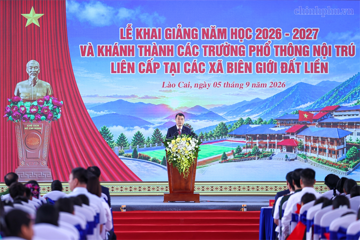Thủ tướng kỳ vọng năm học 2026-2027 phải là năm đổi mới thực chất từ bên trong mỗi nhà trường, mỗi lớp học, từng người thầy, từng học sinh, sinh viên và toàn ngành giáo dục - Ảnh: chinhphu.vn/Nhật Bắc