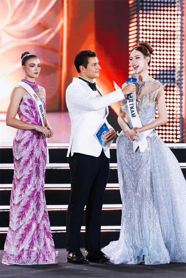Ứng xử xuất sắc, Hoa hậu Bảo Ngọc lọt Top 6 Miss World 2026. Ảnh: Dân Việt