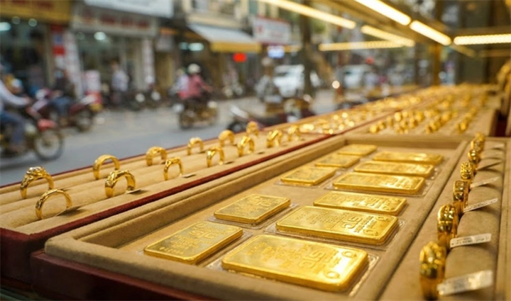 Giá vàng miếng và vàng nhẫn chiều 6/9 giữ nguyên so với phiên giao dịch trước đó. Ảnh minh họa: Baovanhoa.vn