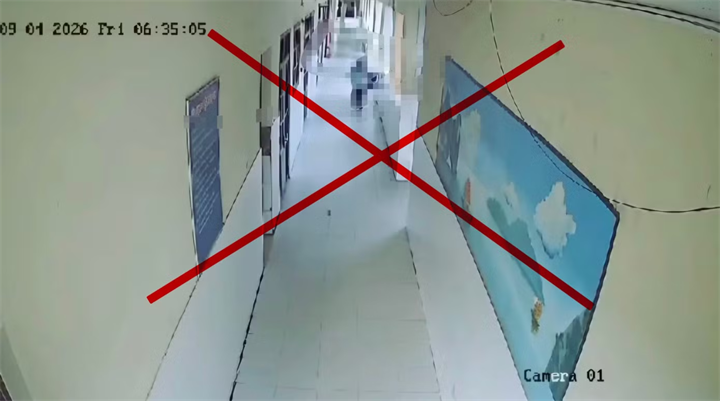 Video lan truyền vụ bạo lực ở tại một trường THPT trên địa bàn phường Bà Rịa là sai sự thật. Ảnh: Tiền phong