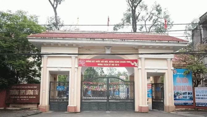 Trường THPT Lương Tài. Ảnh: Tiền phong