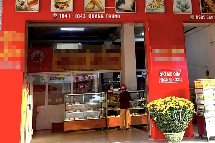 Cơ sở bánh mì Bin Bin ở phường An Khê. Ảnh: Gia Hân/Dân trí