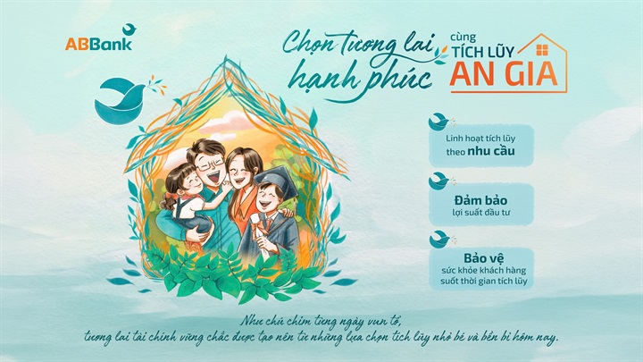 ABBank mang Tích lũy An Gia “may đo” đến từng khách hàng. Nguồn ảnh ABBank